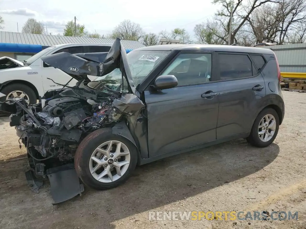 1 Photograph of a damaged car KNDJ23AU5M7777014 KIA SOUL 2021