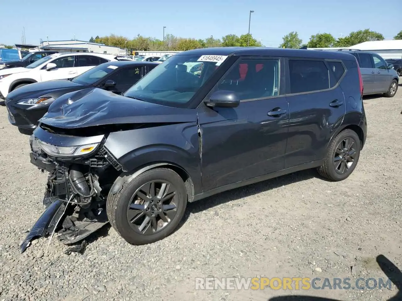 1 Photograph of a damaged car KNDJ23AU5M7795139 KIA SOUL 2021