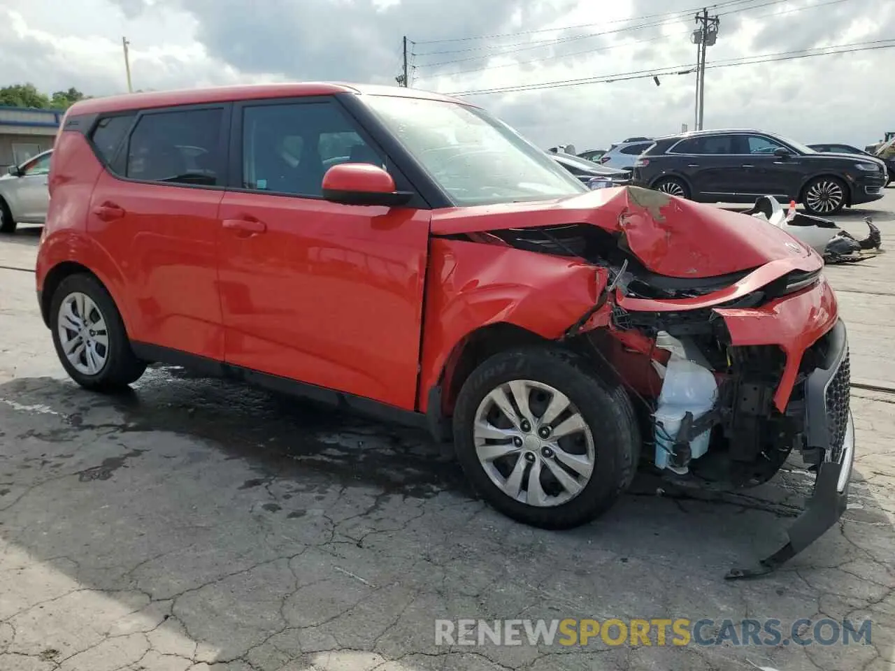 4 Photograph of a damaged car KNDJ23AU6M7737539 KIA SOUL 2021