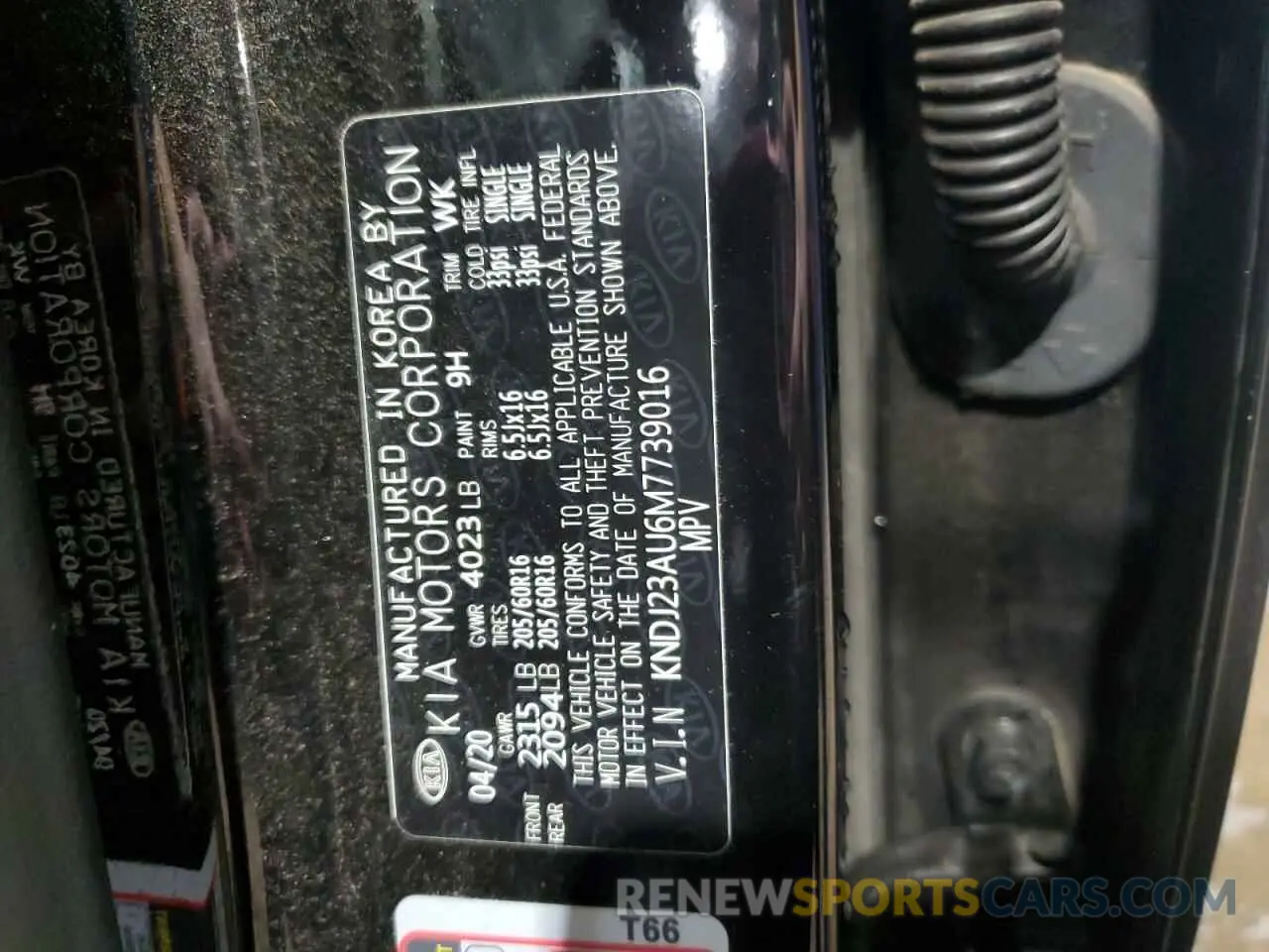 15 Photograph of a damaged car KNDJ23AU6M7739016 KIA SOUL 2021