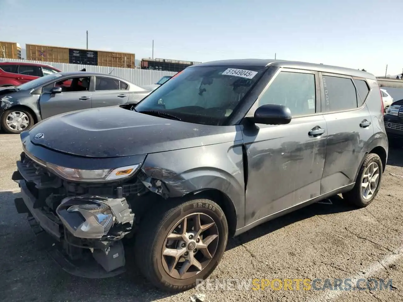 1 Photograph of a damaged car KNDJ23AU6M7746967 KIA SOUL 2021