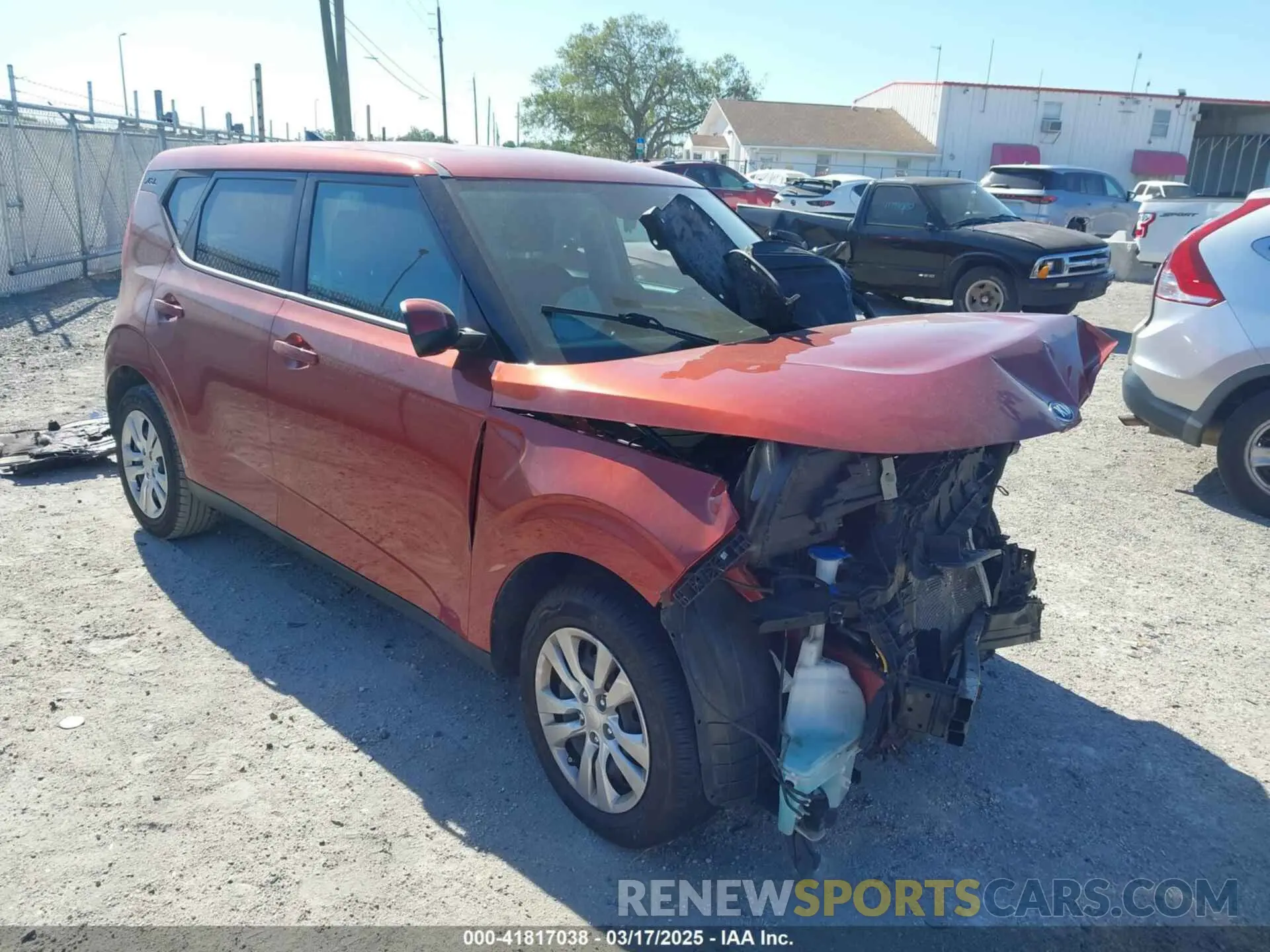 1 Photograph of a damaged car KNDJ23AU6M7755006 KIA SOUL 2021