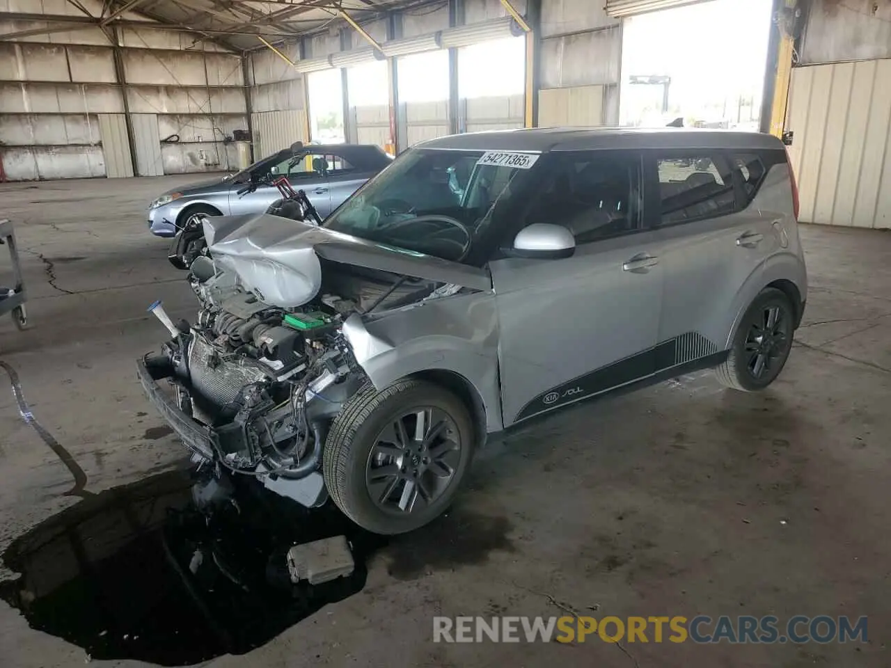 1 Photograph of a damaged car KNDJ23AU6M7795781 KIA SOUL 2021