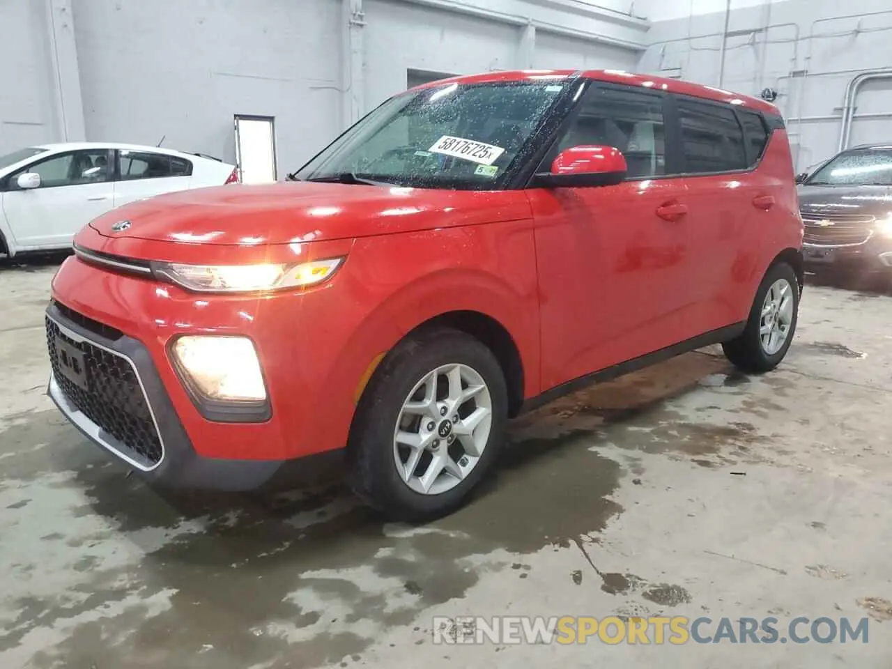 1 Photograph of a damaged car KNDJ23AU7M7125253 KIA SOUL 2021