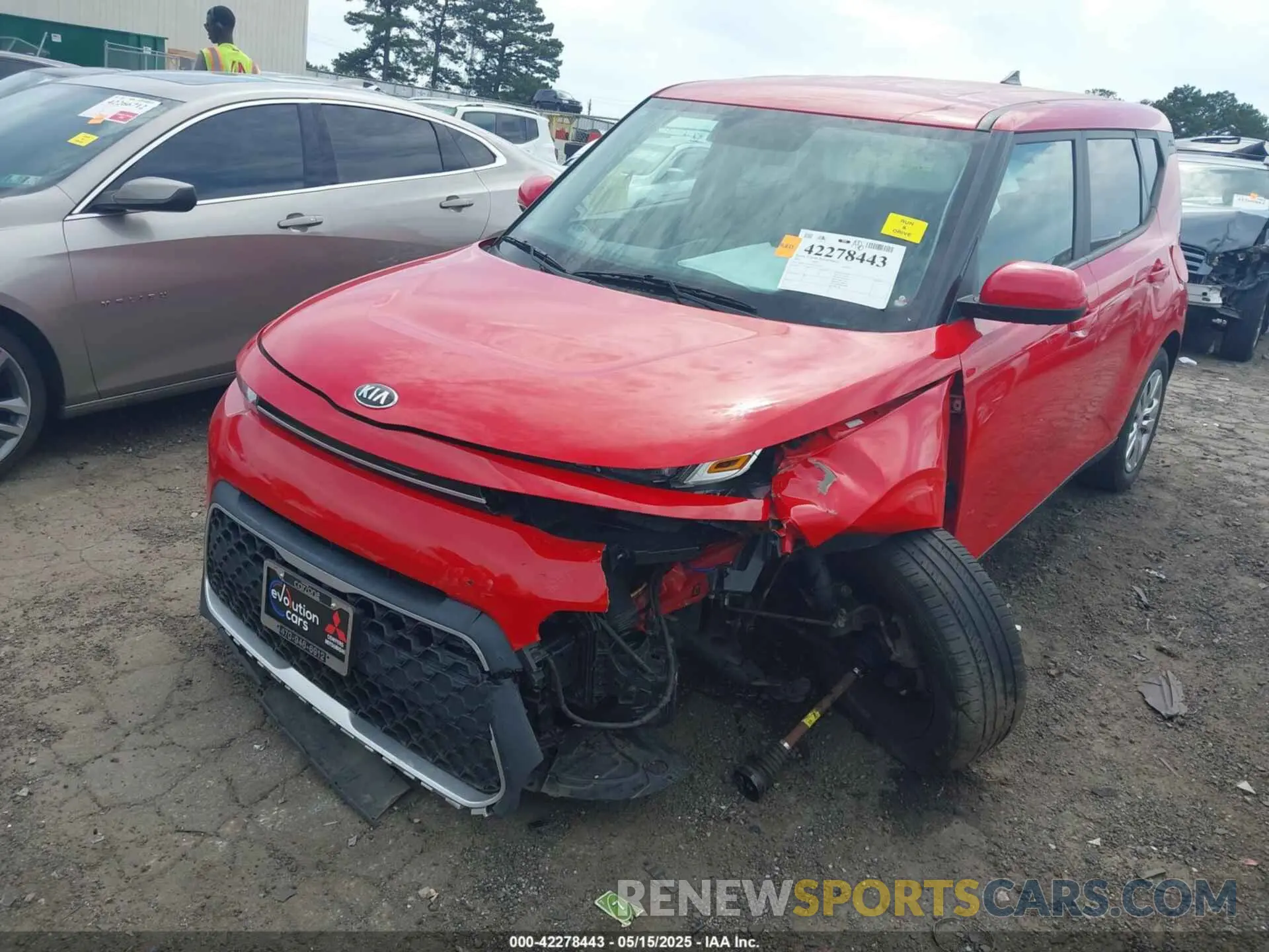 2 Photograph of a damaged car KNDJ23AU7M7144238 KIA SOUL 2021