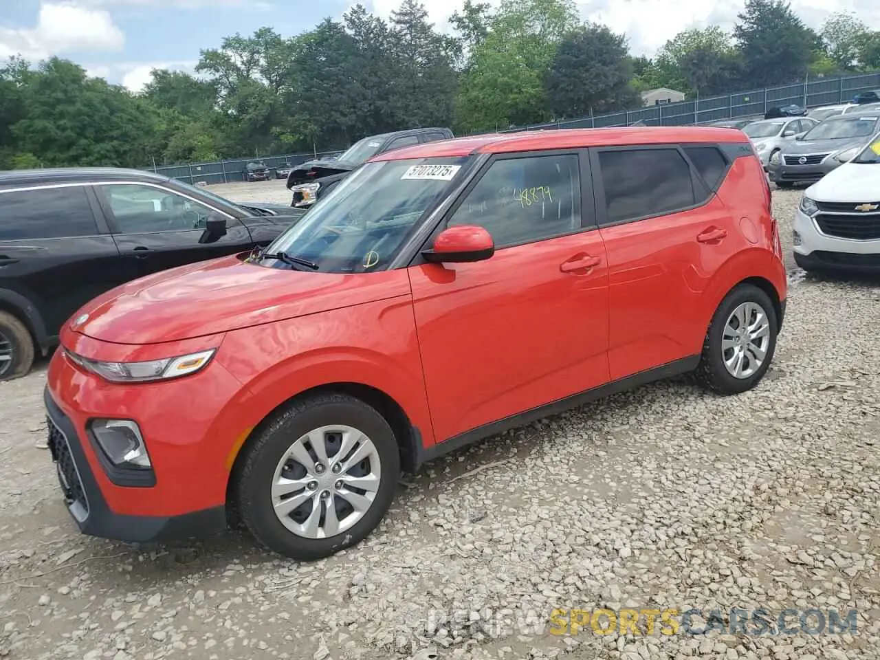 1 Photograph of a damaged car KNDJ23AU7M7144546 KIA SOUL 2021