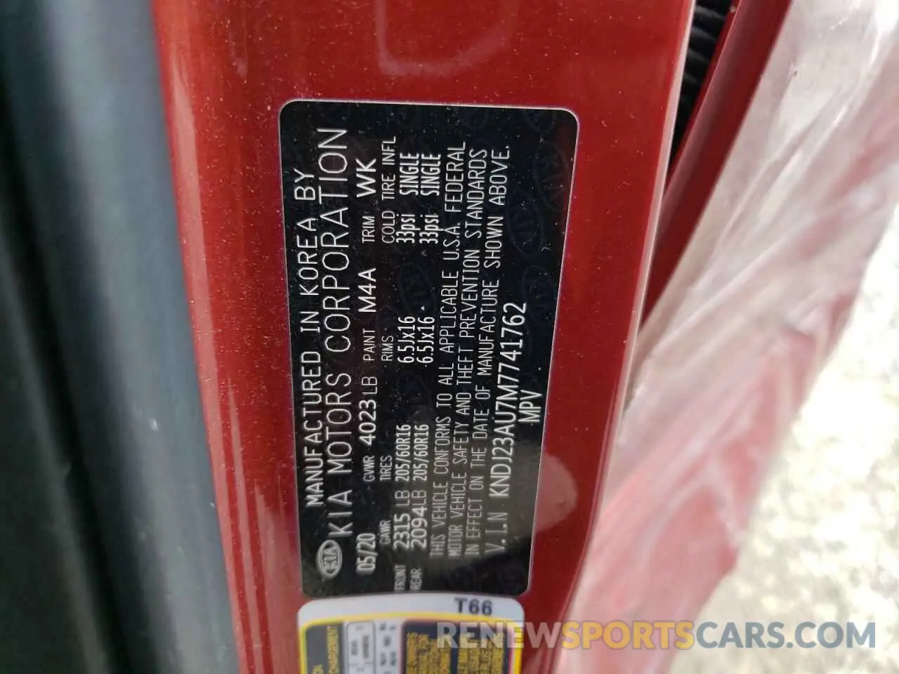 13 Photograph of a damaged car KNDJ23AU7M7741762 KIA SOUL 2021