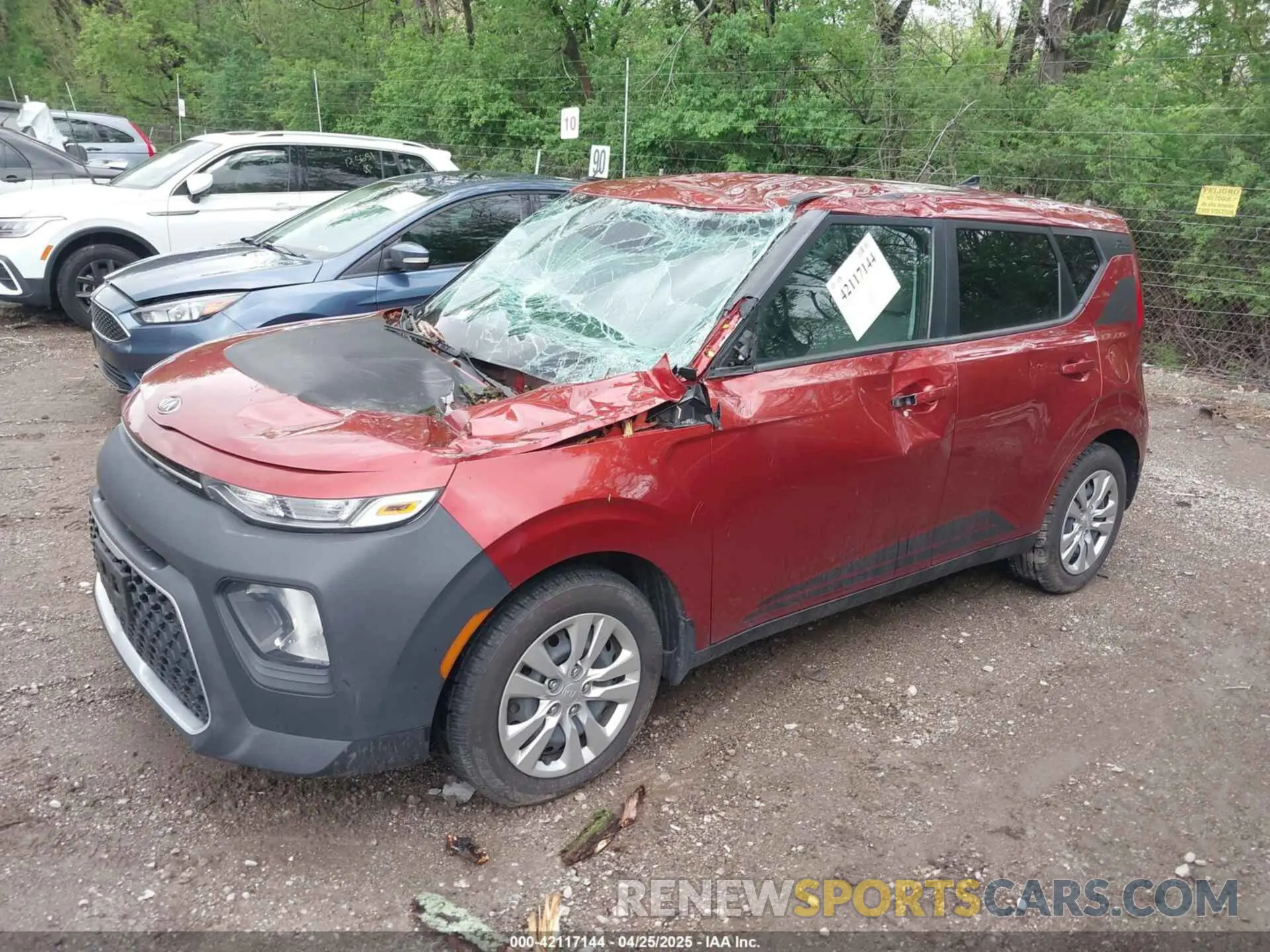 2 Photograph of a damaged car KNDJ23AU7M7765379 KIA SOUL 2021