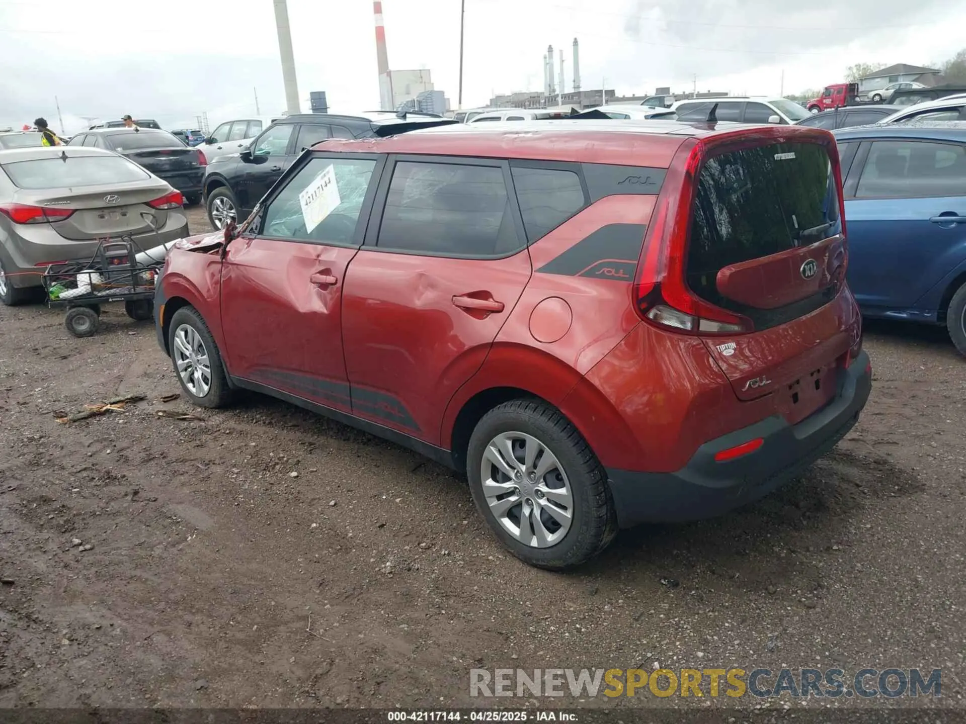 3 Photograph of a damaged car KNDJ23AU7M7765379 KIA SOUL 2021