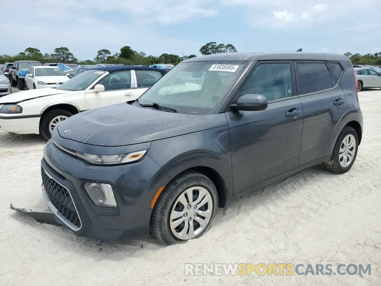 1 Photograph of a damaged car KNDJ23AU7M7765852 KIA SOUL 2021