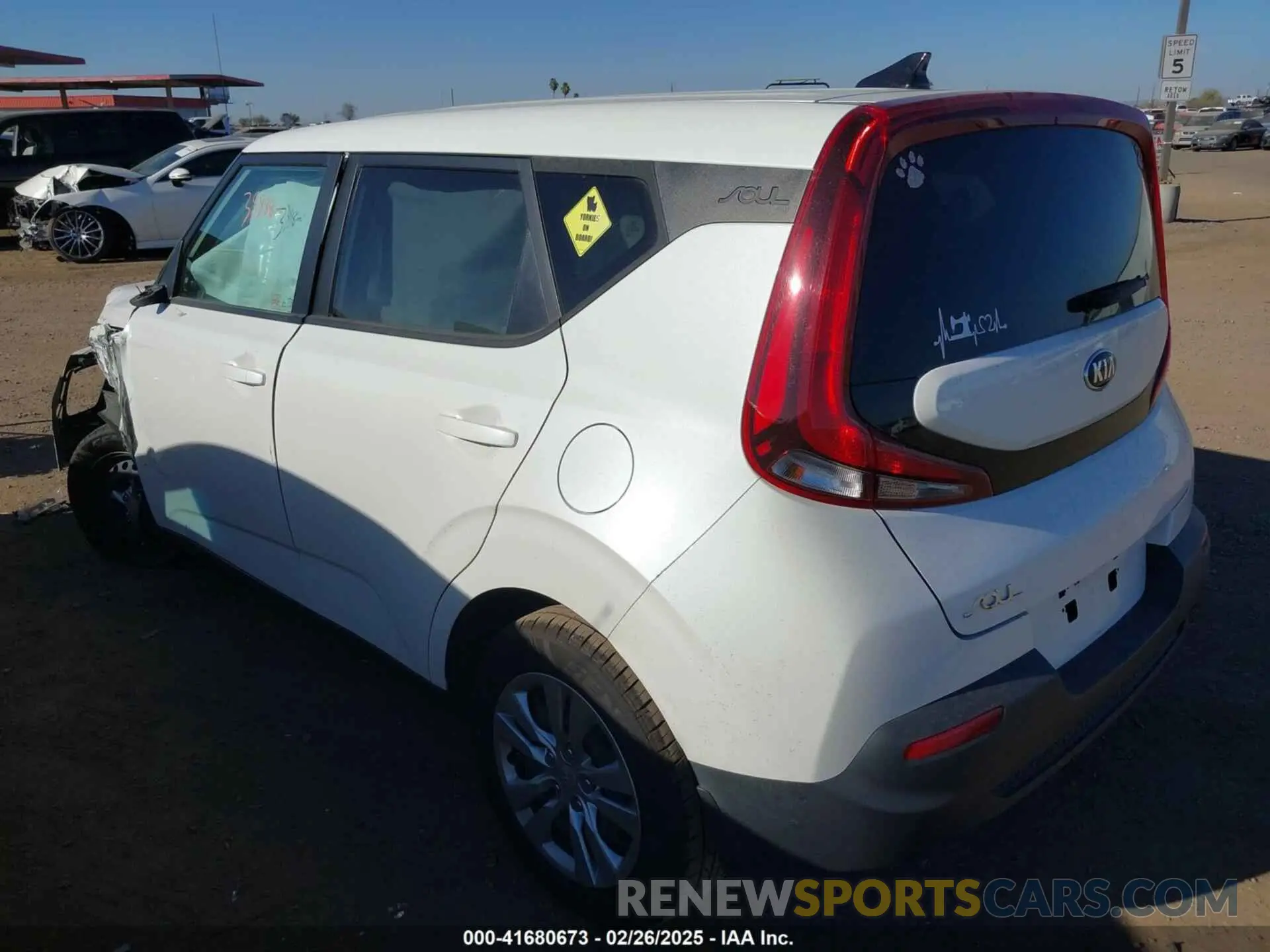 3 Photograph of a damaged car KNDJ23AU7M7771876 KIA SOUL 2021