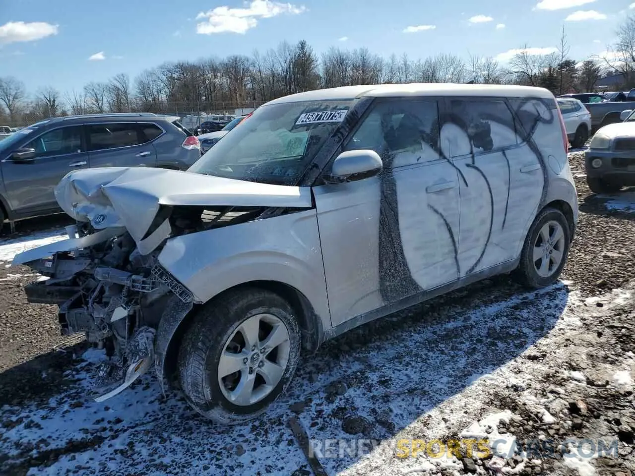 1 Photograph of a damaged car KNDJ23AU7M7788936 KIA SOUL 2021