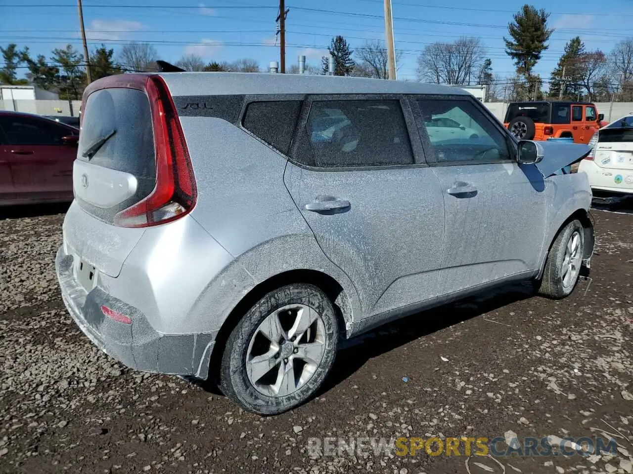 3 Photograph of a damaged car KNDJ23AU7M7788936 KIA SOUL 2021