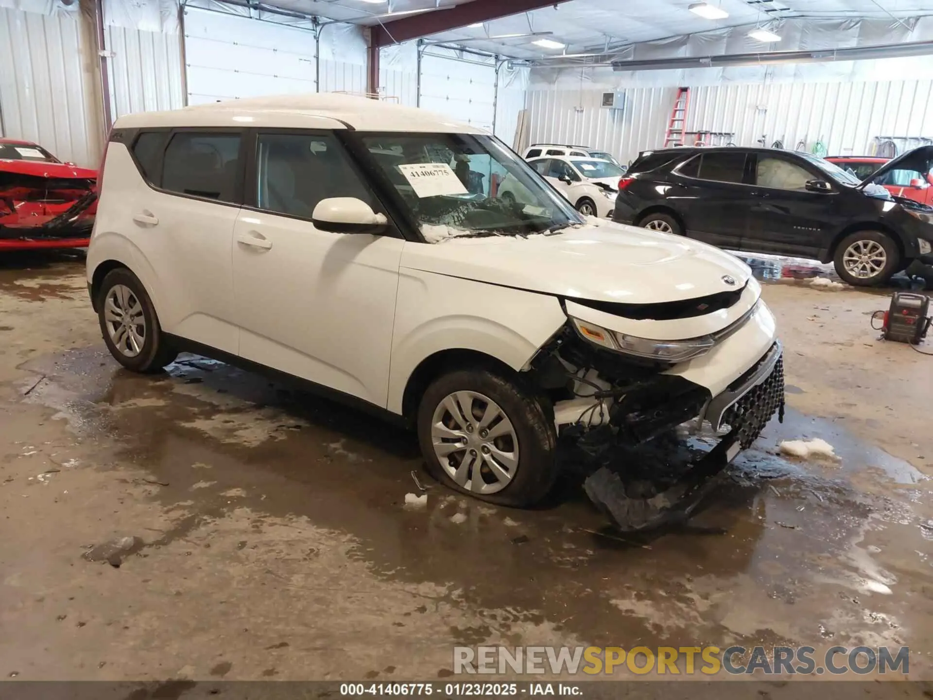 1 Photograph of a damaged car KNDJ23AU8M7144202 KIA SOUL 2021