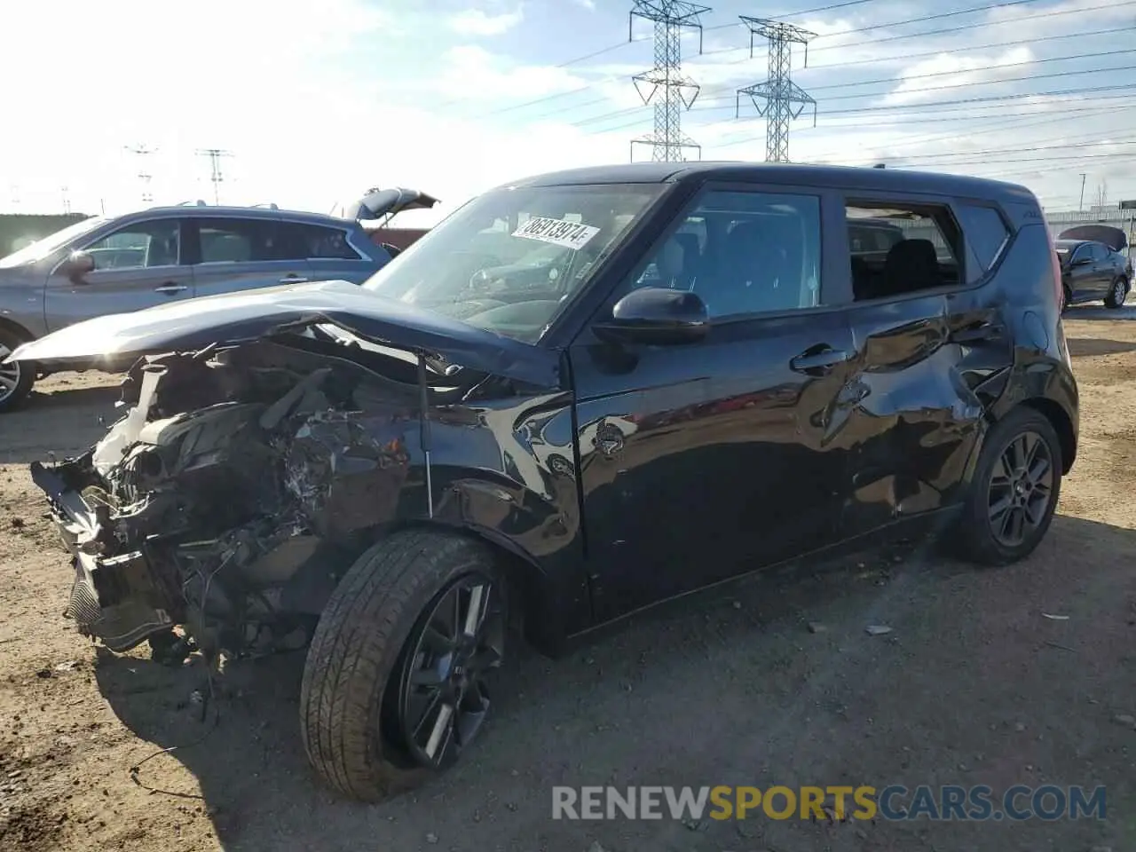 1 Photograph of a damaged car KNDJ23AU8M7147004 KIA SOUL 2021