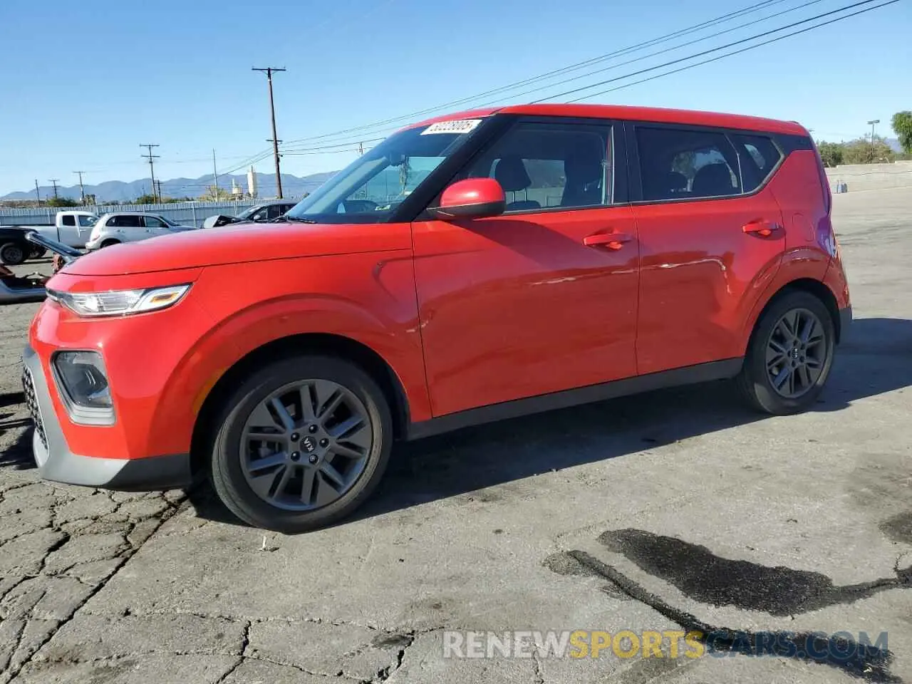 1 Photograph of a damaged car KNDJ23AU8M7149643 KIA SOUL 2021