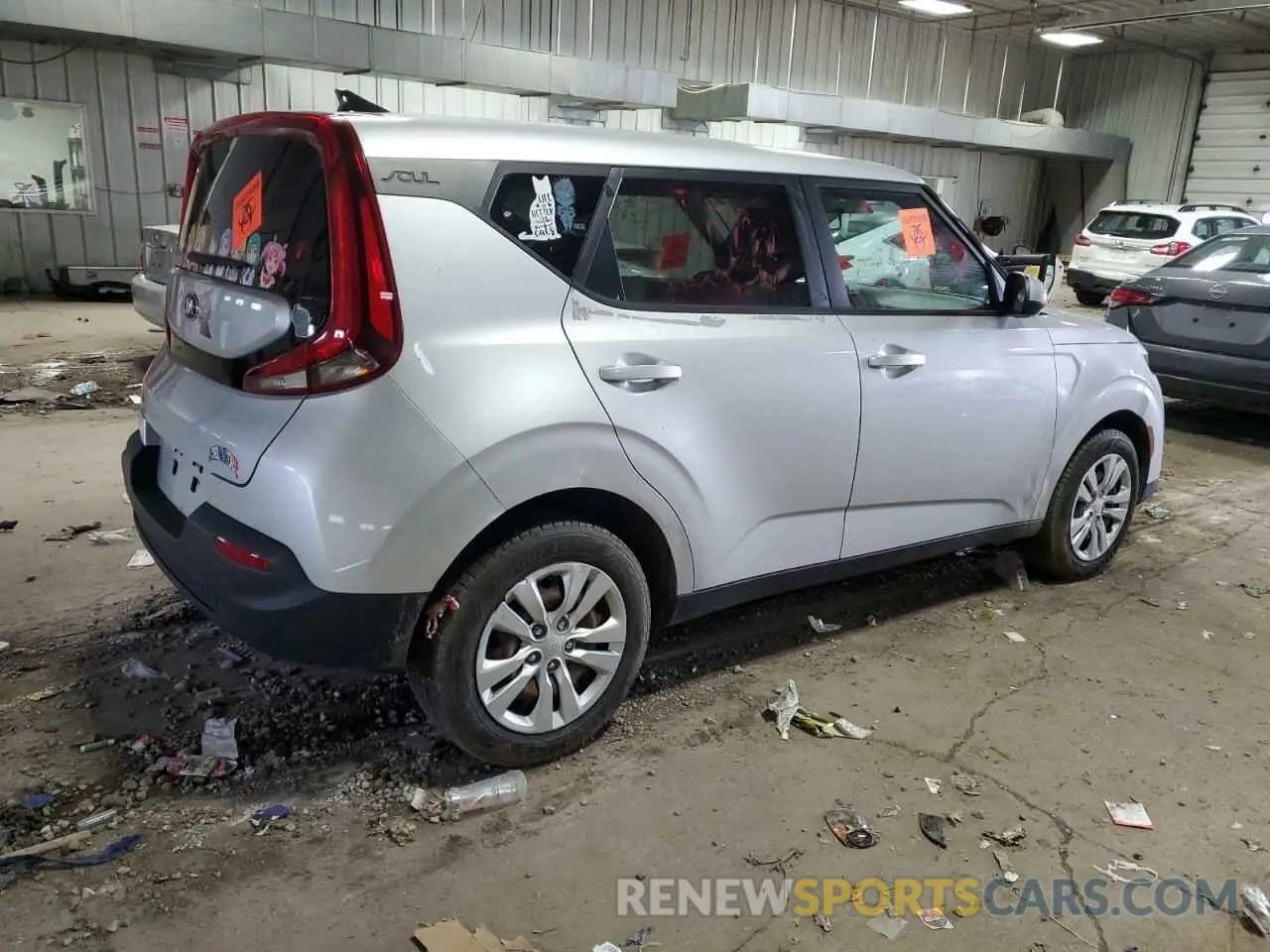 3 Photograph of a damaged car KNDJ23AU8M7746646 KIA SOUL 2021