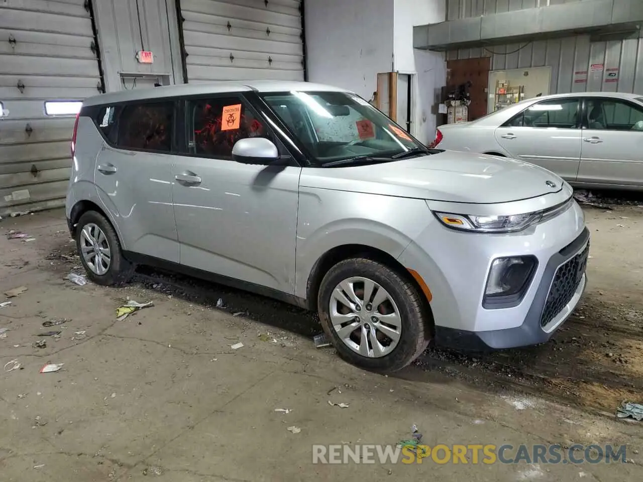 4 Photograph of a damaged car KNDJ23AU8M7746646 KIA SOUL 2021
