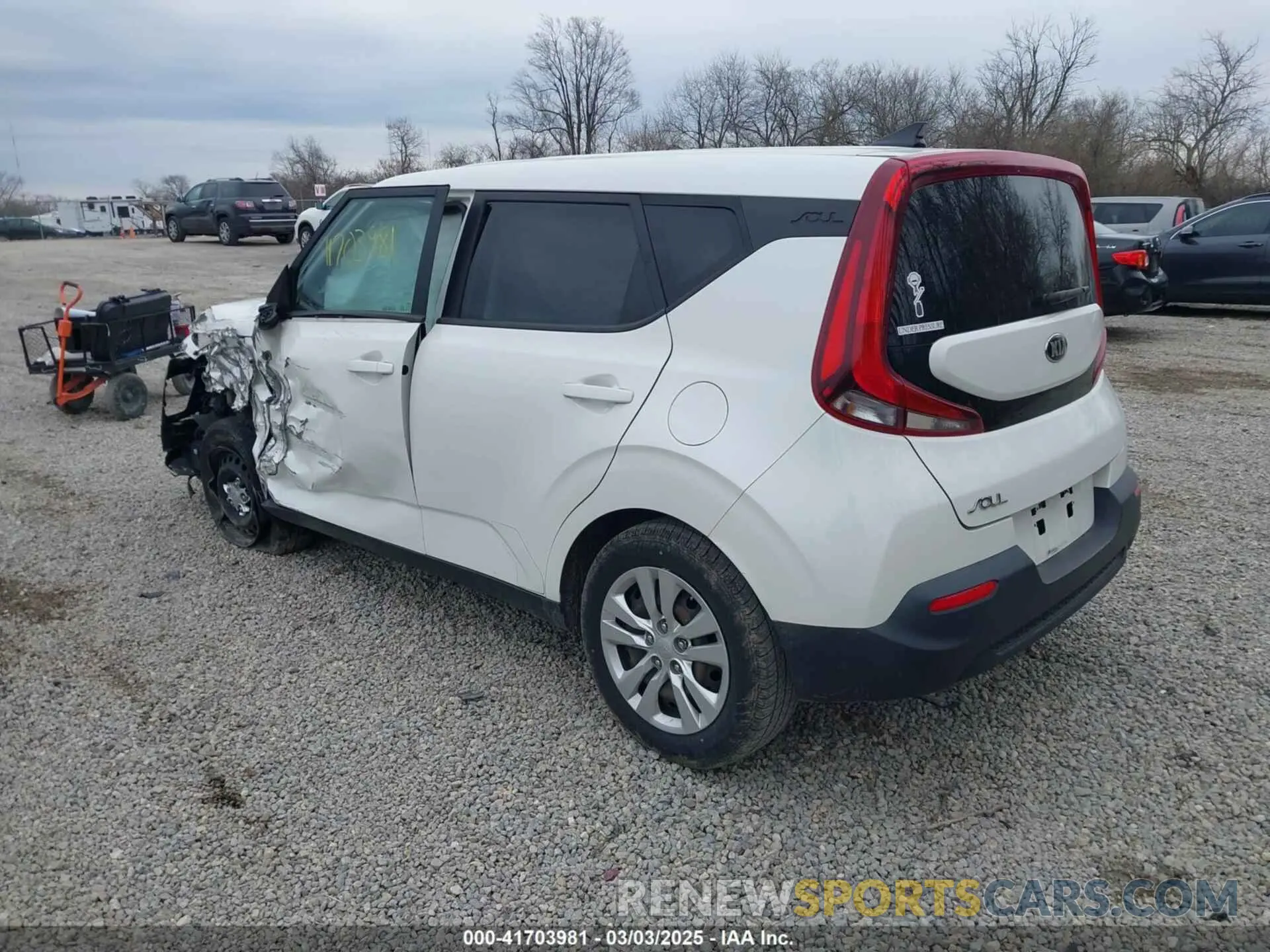 3 Photograph of a damaged car KNDJ23AU8M7767416 KIA SOUL 2021