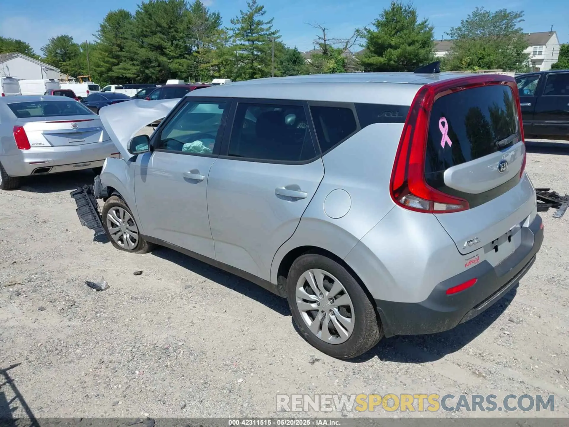 3 Photograph of a damaged car KNDJ23AU8M7768193 KIA SOUL 2021