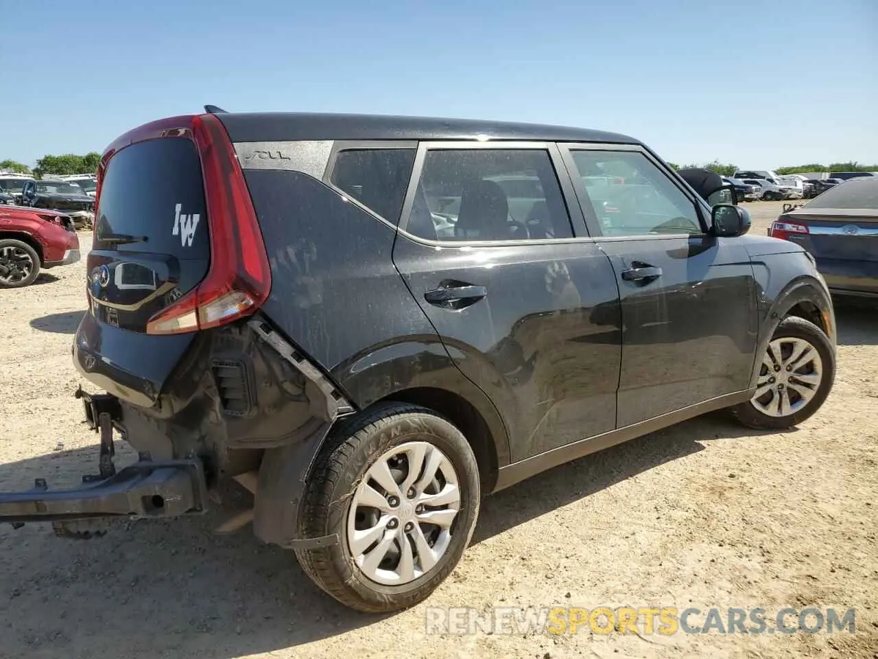 3 Photograph of a damaged car KNDJ23AU8M7774530 KIA SOUL 2021