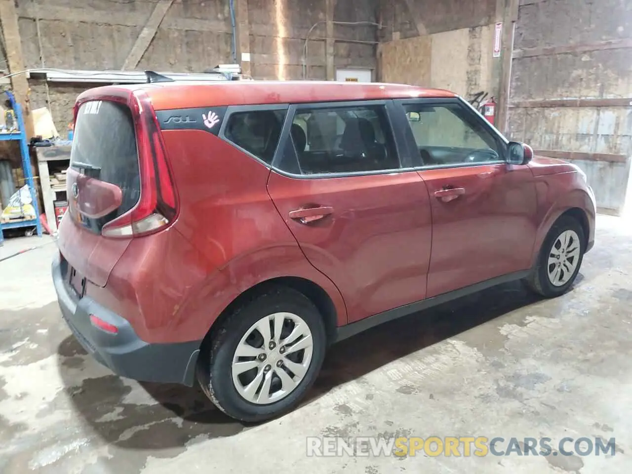 3 Photograph of a damaged car KNDJ23AU8M7785933 KIA SOUL 2021