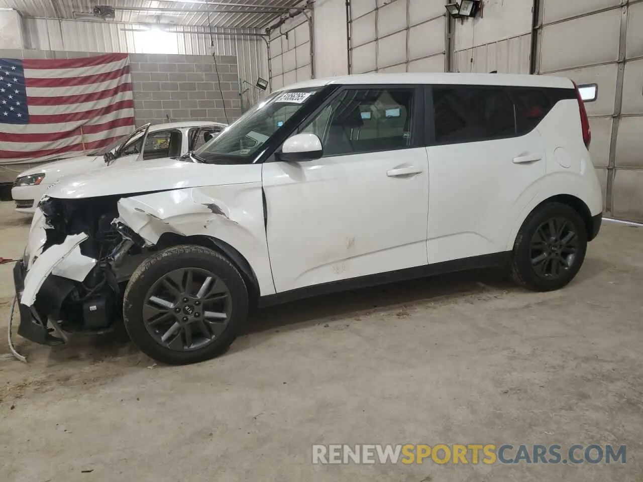 1 Photograph of a damaged car KNDJ23AU9M7146931 KIA SOUL 2021