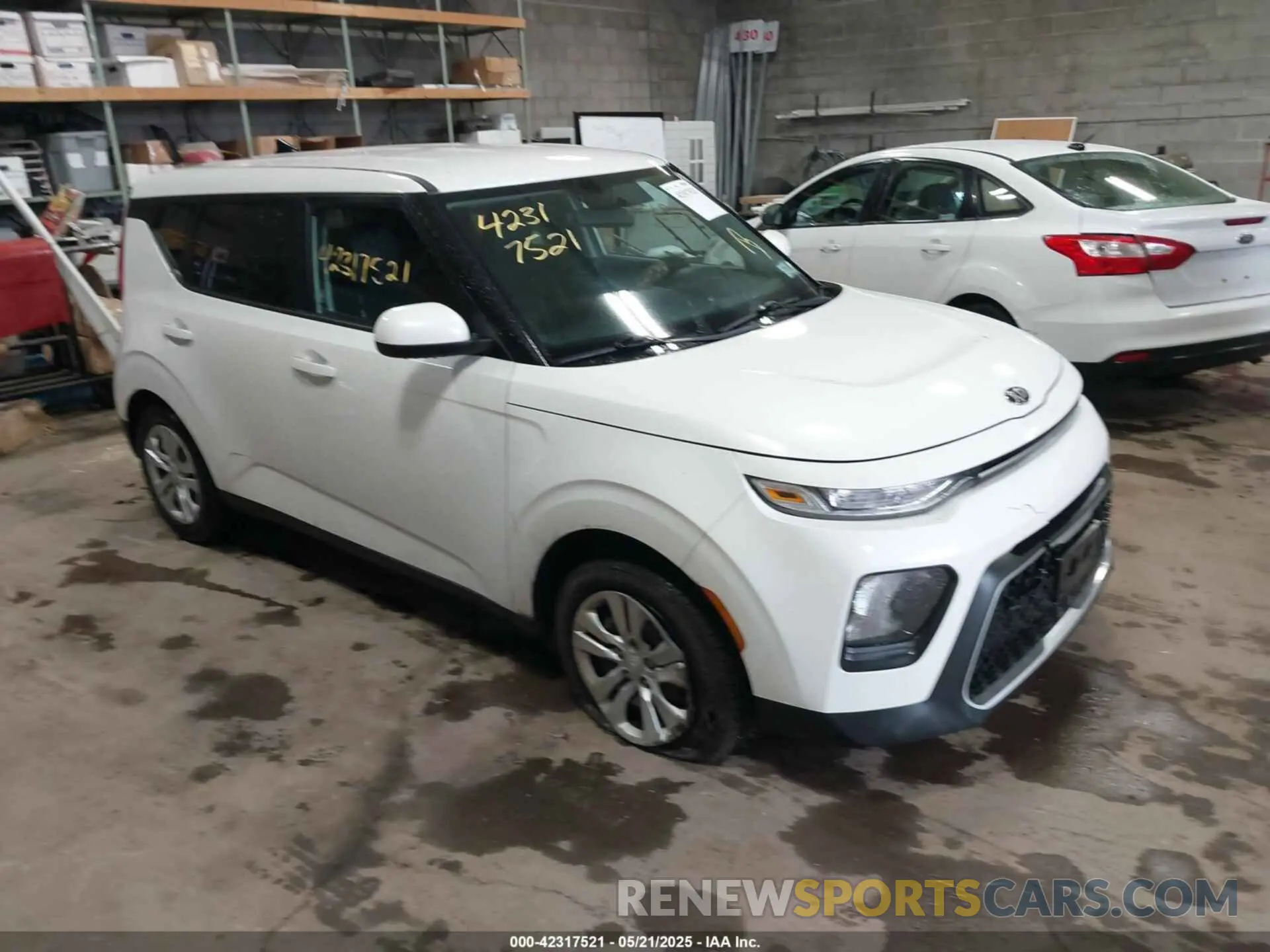 1 Photograph of a damaged car KNDJ23AU9M7759180 KIA SOUL 2021