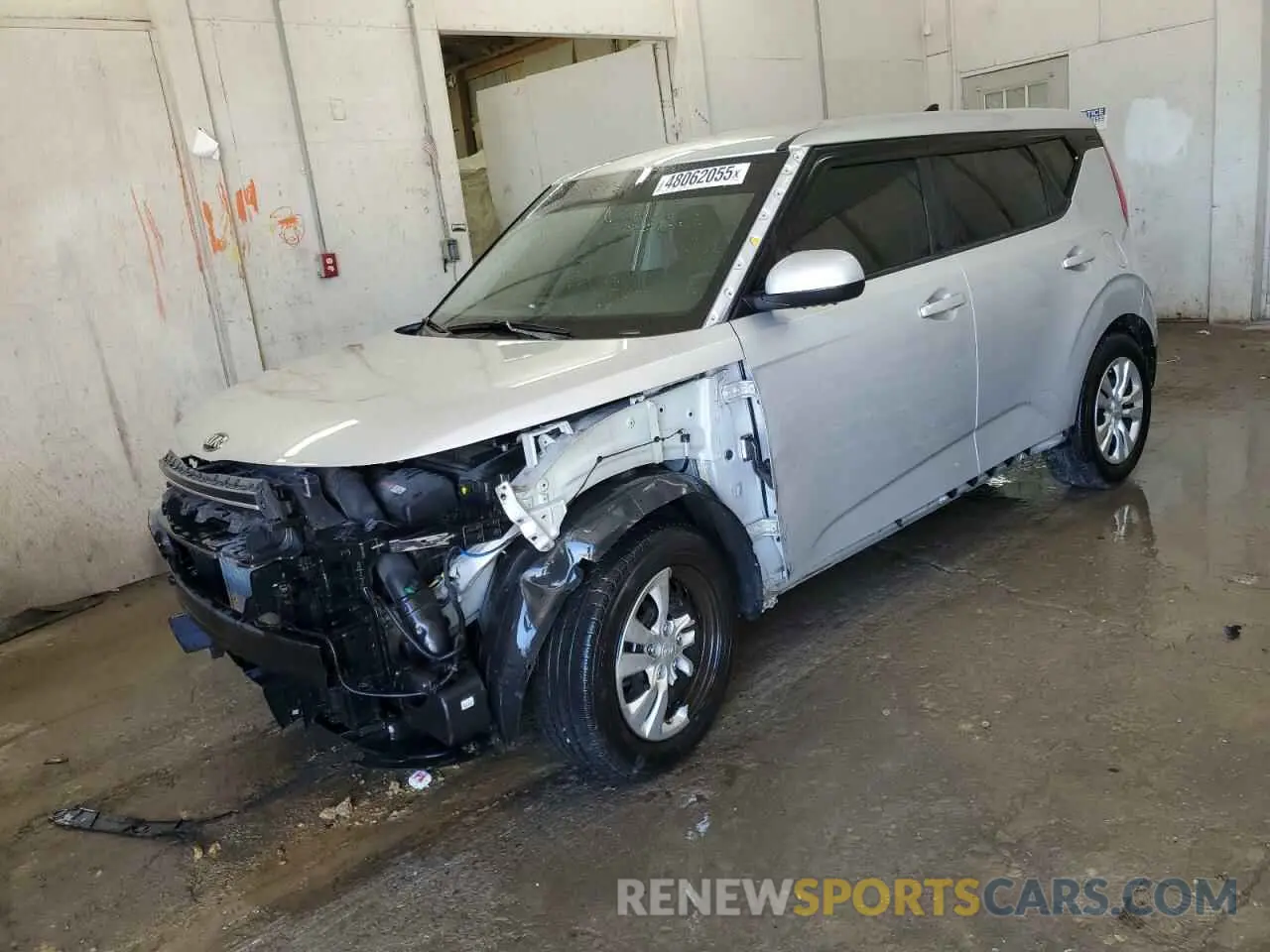 1 Photograph of a damaged car KNDJ23AU9M7762175 KIA SOUL 2021