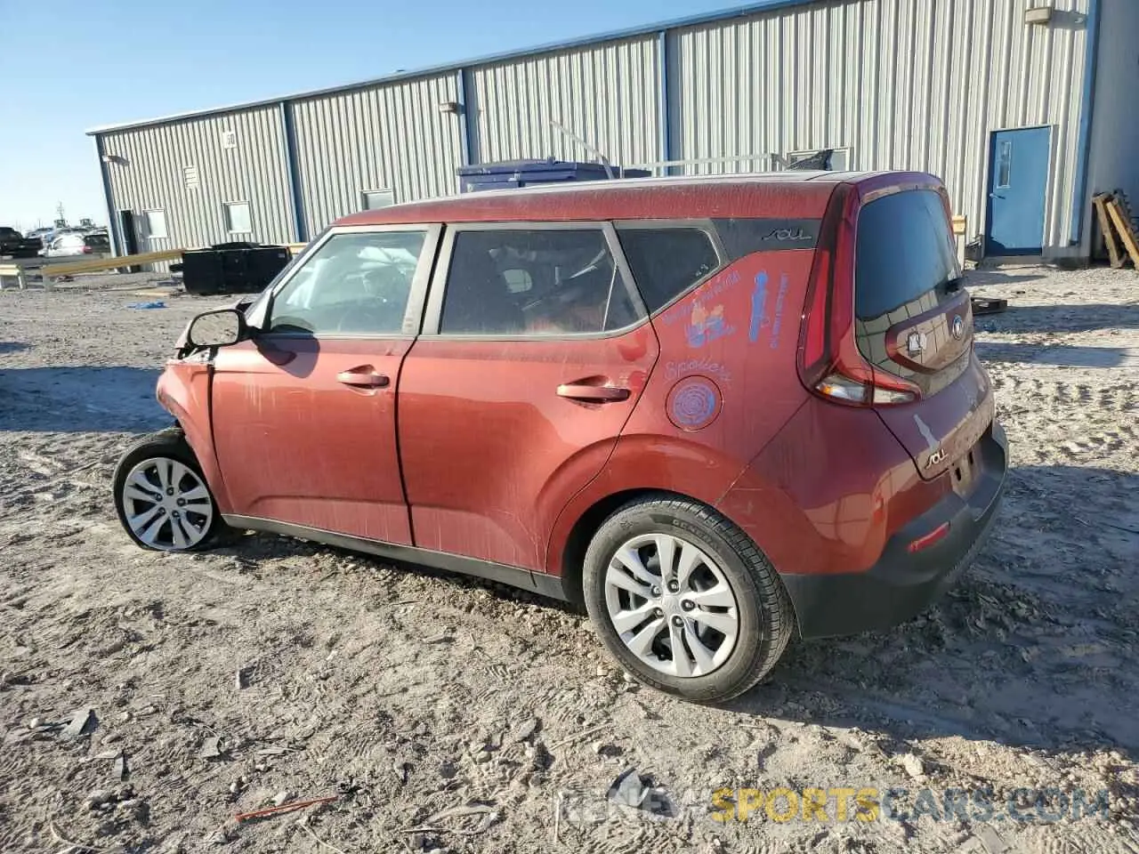 2 Photograph of a damaged car KNDJ23AU9M7788212 KIA SOUL 2021