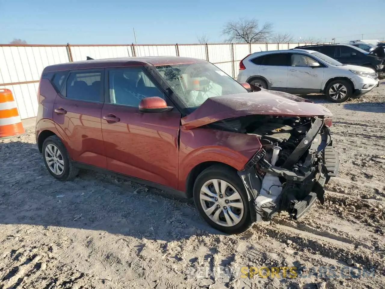 4 Photograph of a damaged car KNDJ23AU9M7788212 KIA SOUL 2021