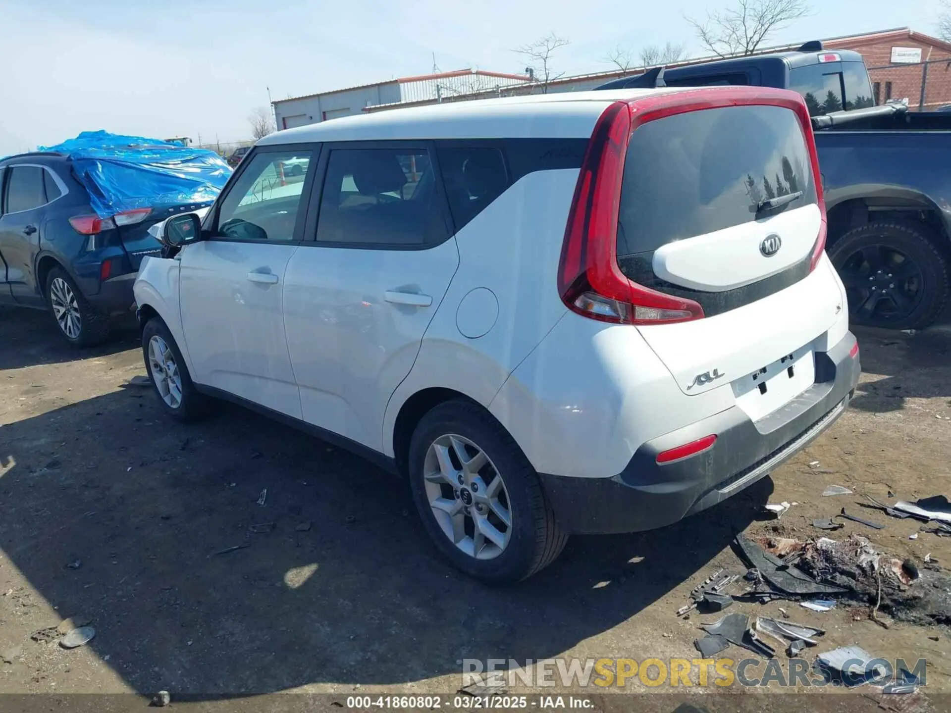3 Photograph of a damaged car KNDJ23AUXM7124839 KIA SOUL 2021