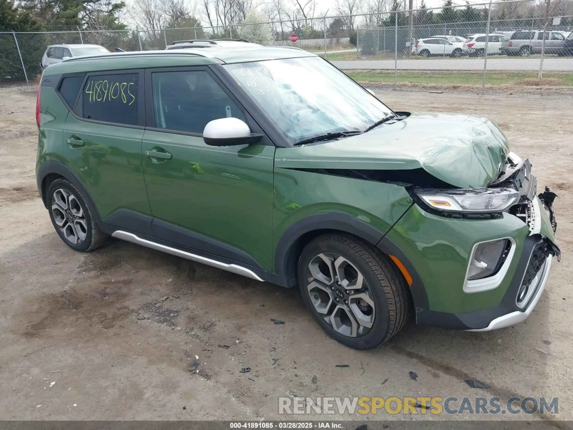 1 Photograph of a damaged car KNDJ23AUXM7125683 KIA SOUL 2021