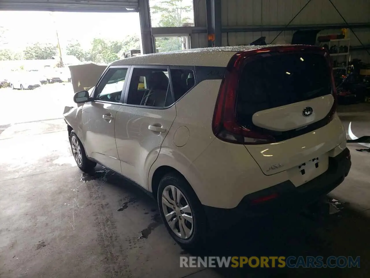 2 Photograph of a damaged car KNDJ23AUXM7129491 KIA SOUL 2021