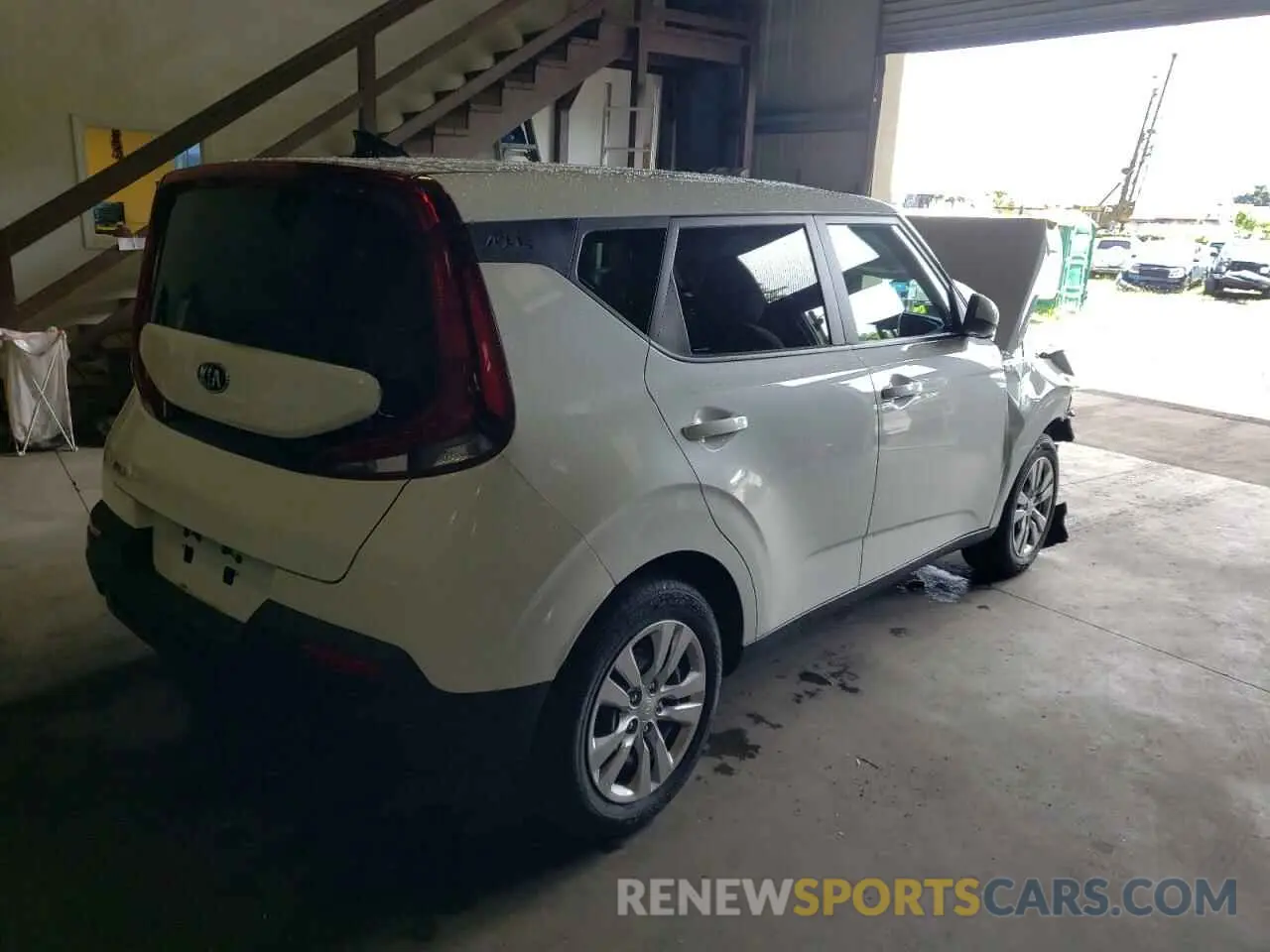 3 Photograph of a damaged car KNDJ23AUXM7129491 KIA SOUL 2021