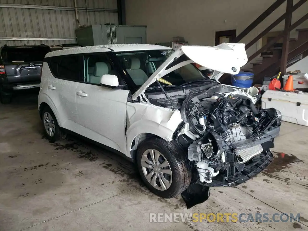 4 Photograph of a damaged car KNDJ23AUXM7129491 KIA SOUL 2021