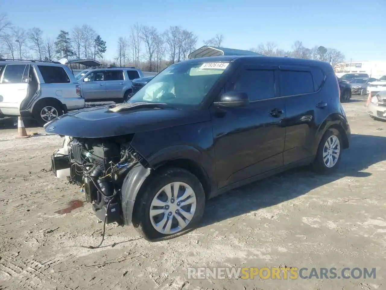 1 Photograph of a damaged car KNDJ23AUXM7139731 KIA SOUL 2021