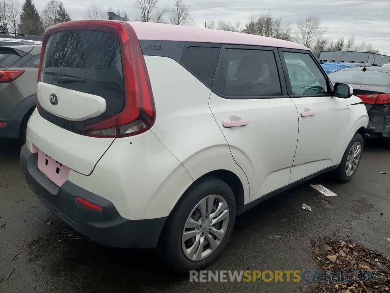 3 Photograph of a damaged car KNDJ23AUXM7746227 KIA SOUL 2021