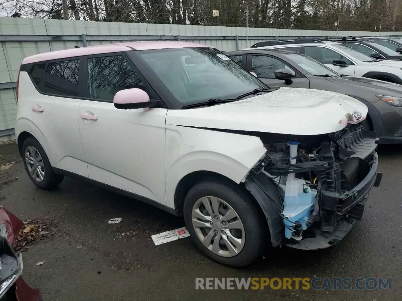 4 Photograph of a damaged car KNDJ23AUXM7746227 KIA SOUL 2021