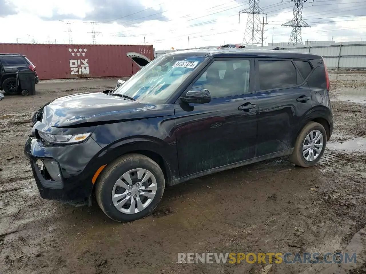 1 Photograph of a damaged car KNDJ23AUXM7748821 KIA SOUL 2021
