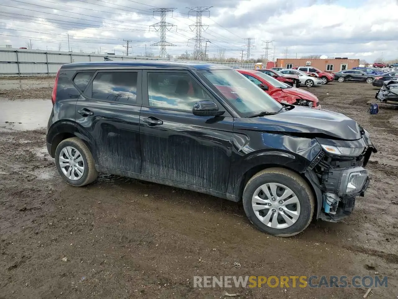 4 Photograph of a damaged car KNDJ23AUXM7748821 KIA SOUL 2021