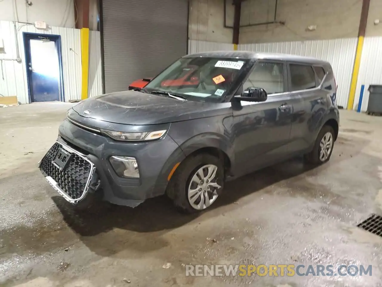 1 Photograph of a damaged car KNDJ23AUXM7758474 KIA SOUL 2021