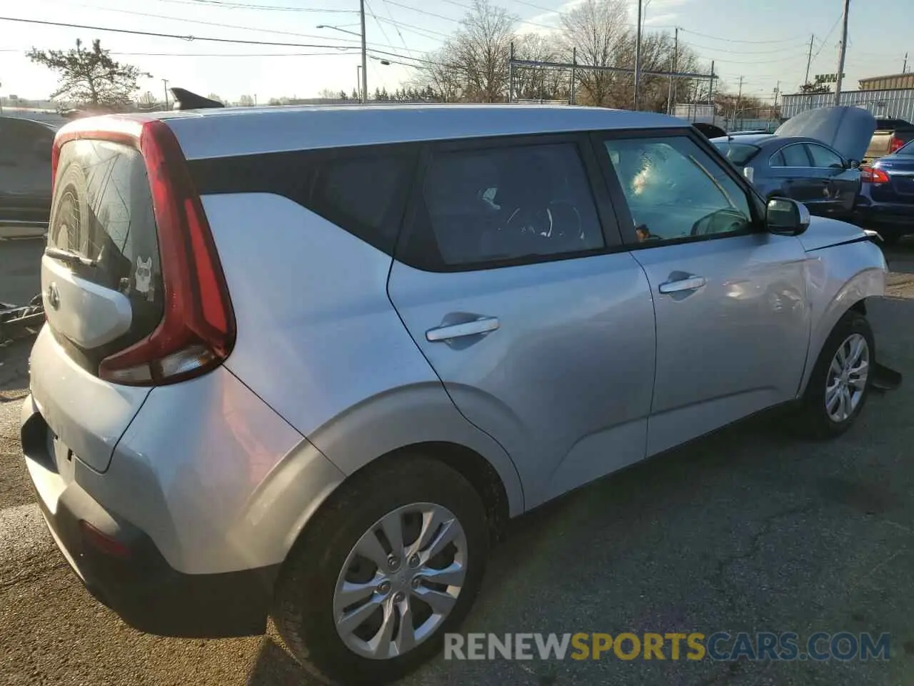 3 Photograph of a damaged car KNDJ23AUXM7767496 KIA SOUL 2021