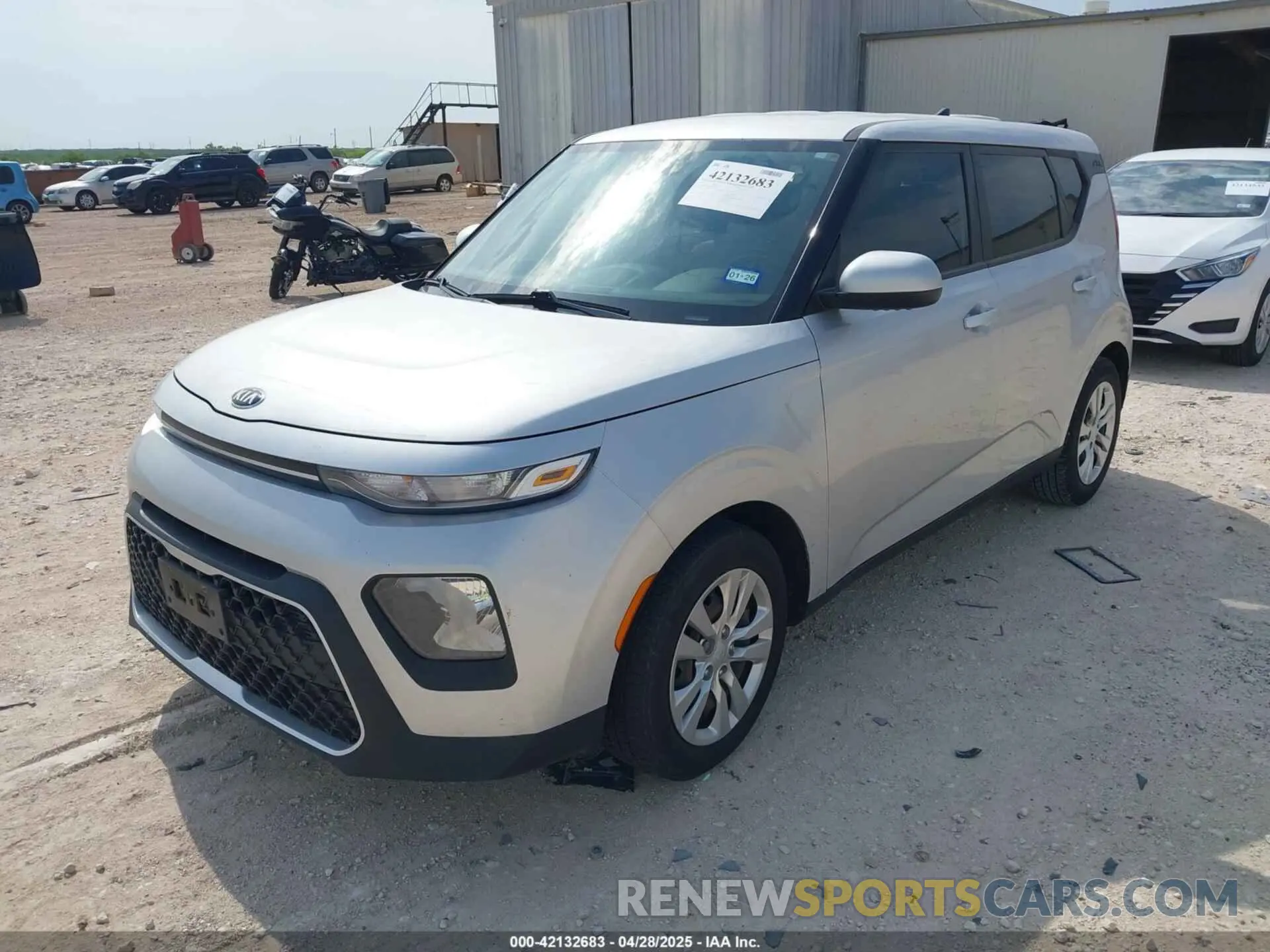2 Photograph of a damaged car KNDJ23AUXM7771144 KIA SOUL 2021