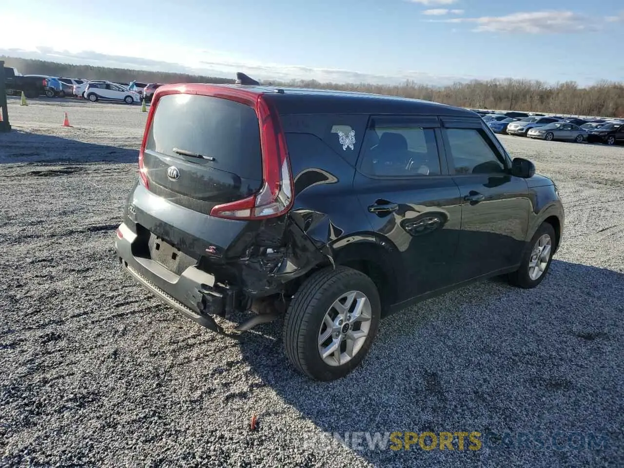 3 Photograph of a damaged car KNDJ23AUXM7772438 KIA SOUL 2021