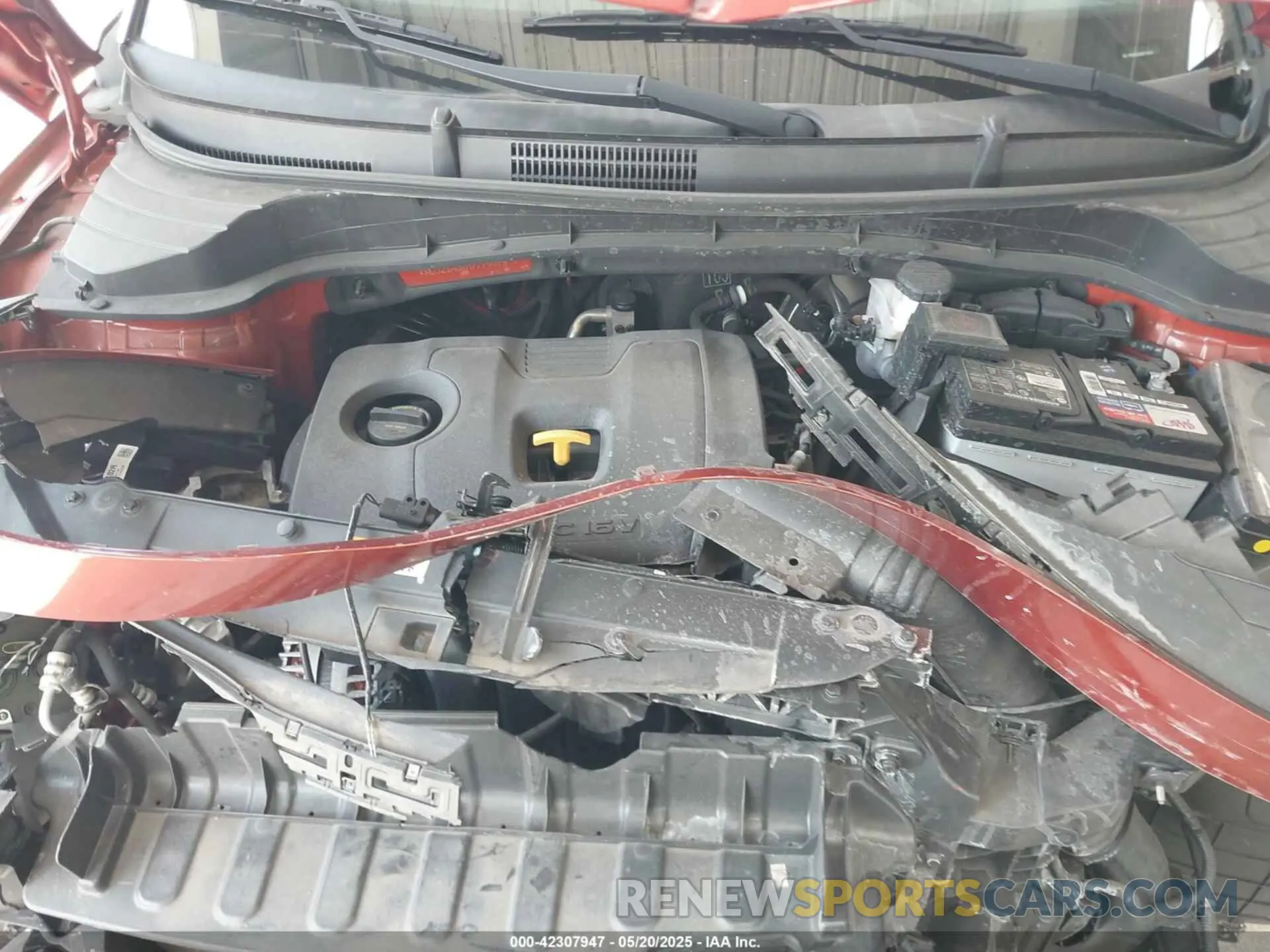 10 Photograph of a damaged car KNDJ23AUXM7779079 KIA SOUL 2021