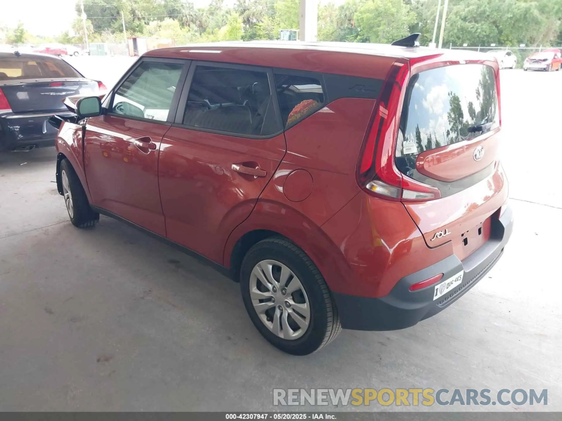 3 Photograph of a damaged car KNDJ23AUXM7779079 KIA SOUL 2021