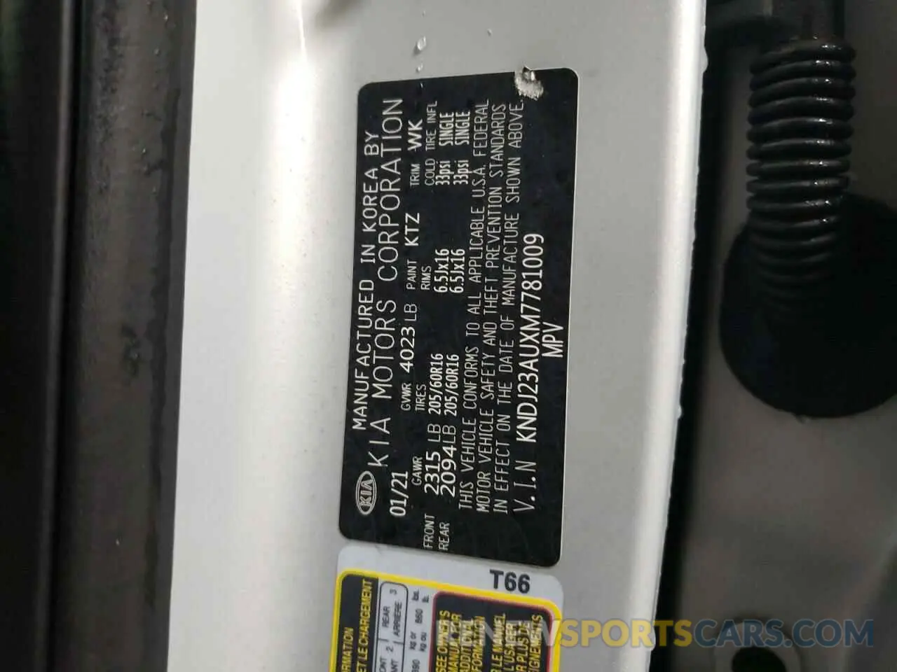13 Photograph of a damaged car KNDJ23AUXM7781009 KIA SOUL 2021