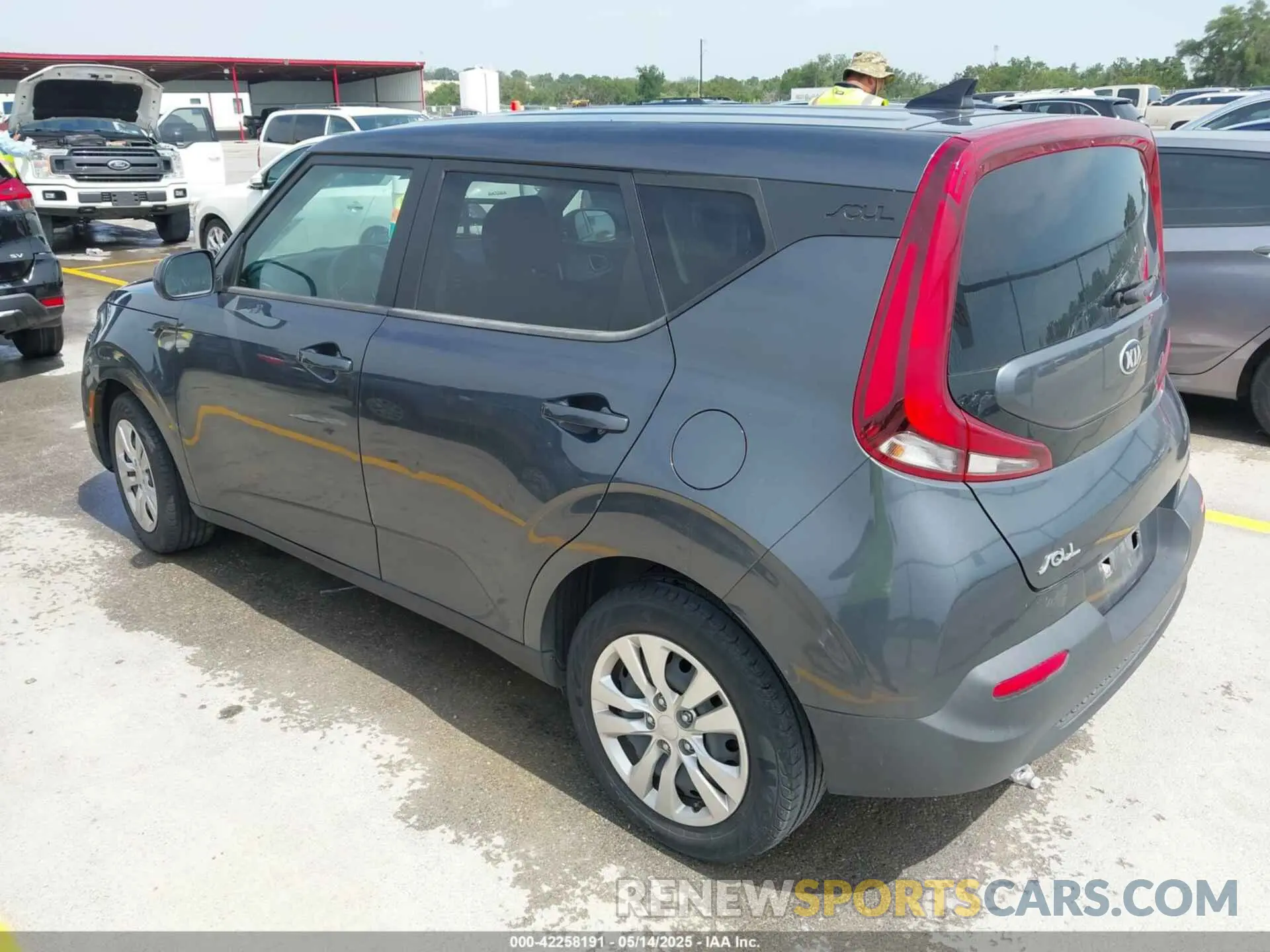 3 Photograph of a damaged car KNDJ23AUXM7787652 KIA SOUL 2021