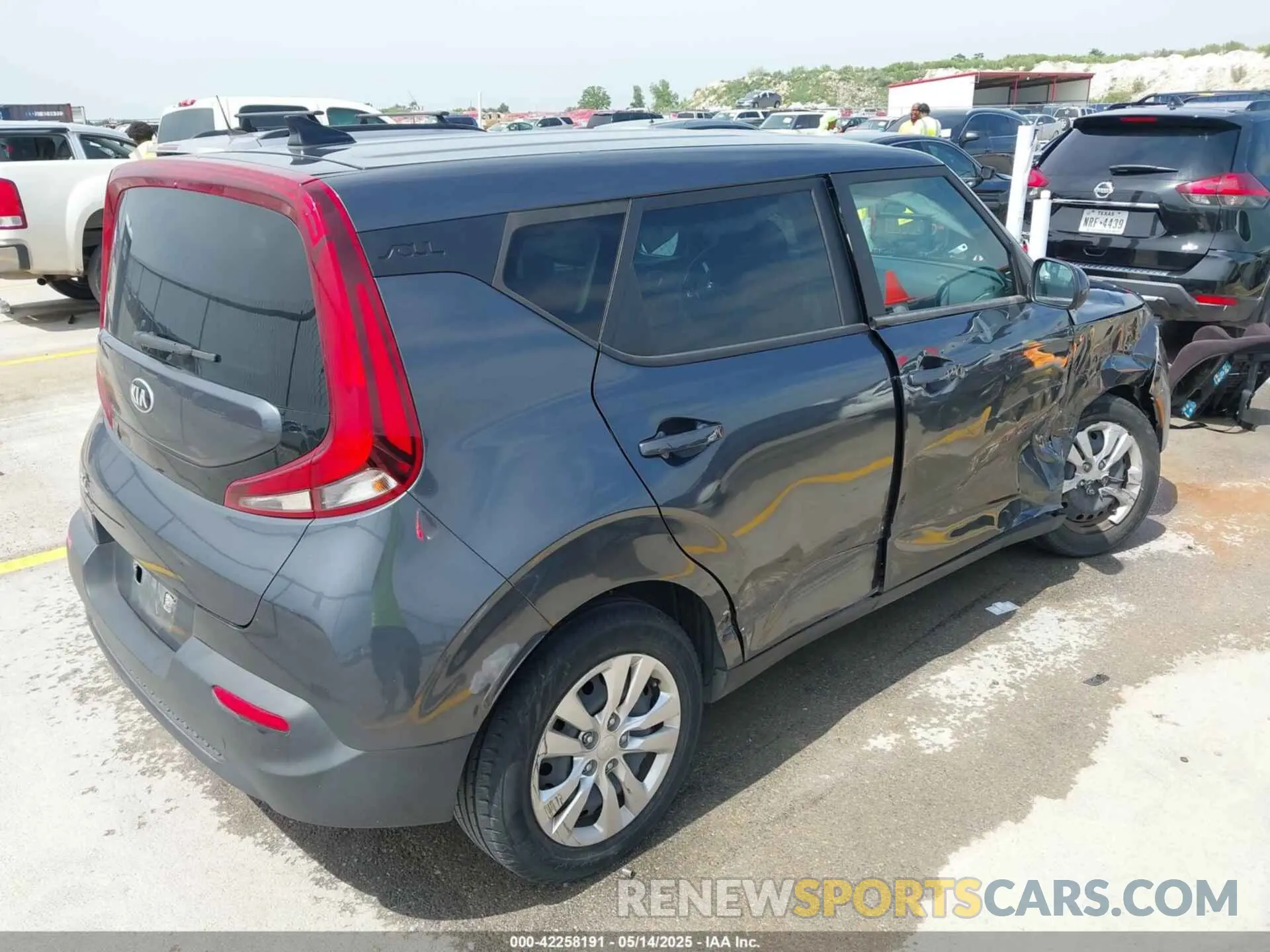 4 Photograph of a damaged car KNDJ23AUXM7787652 KIA SOUL 2021